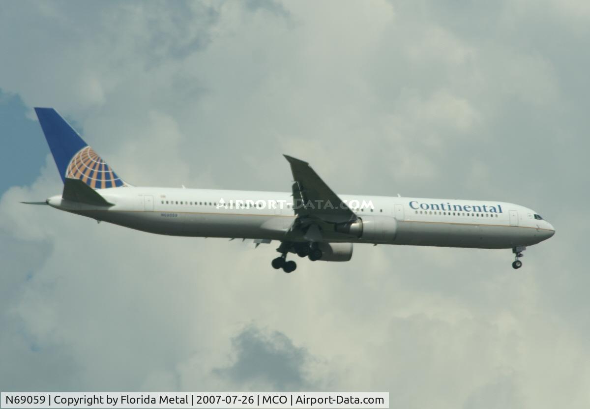 N69059, 2002 Boeing 767-424/ER C/N 29454, Continental