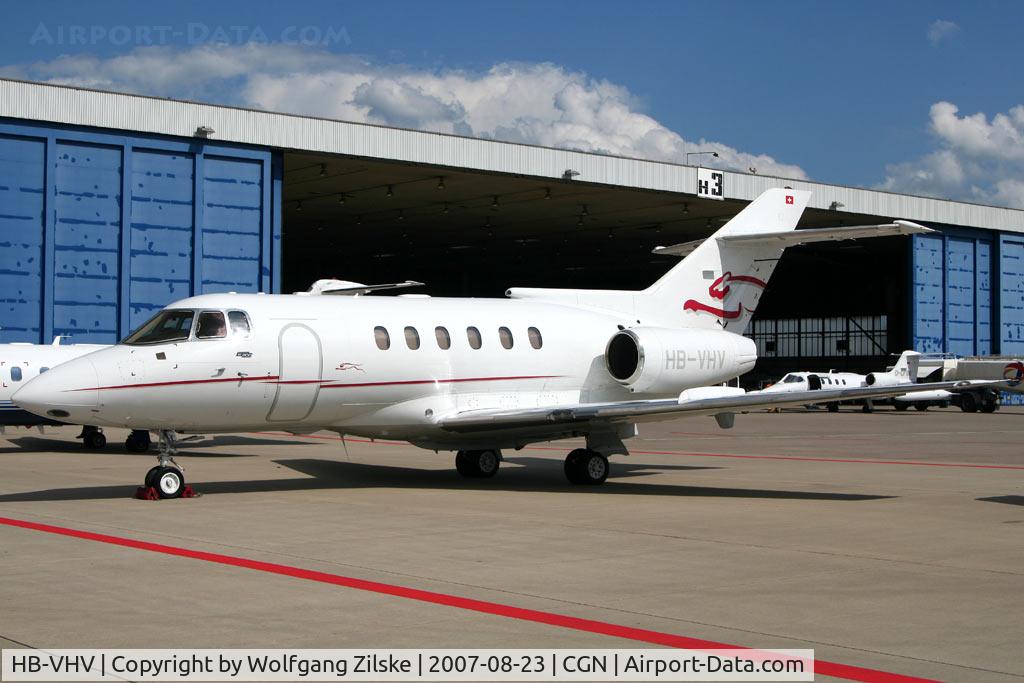 HB-VHV, 1989 British Aerospace BAe.125-800A C/N 258153, visitor