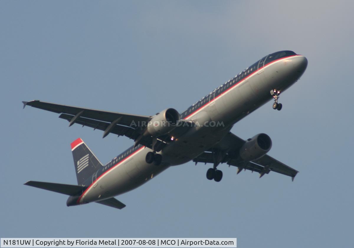 N181UW, 2001 Airbus A321-211 C/N 1531, US