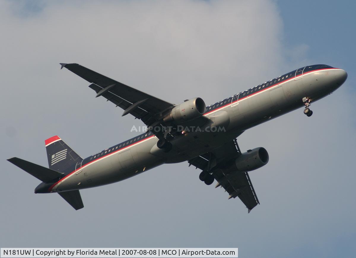 N181UW, 2001 Airbus A321-211 C/N 1531, US