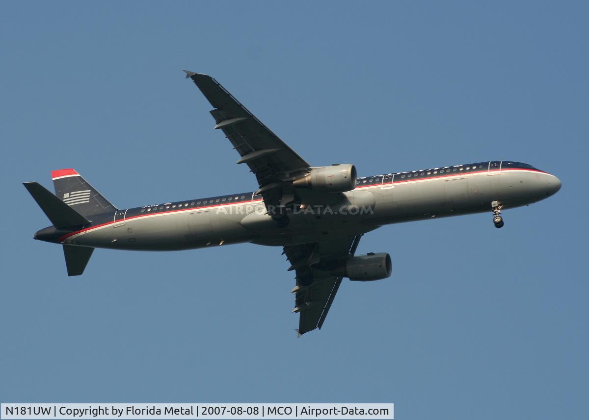 N181UW, 2001 Airbus A321-211 C/N 1531, US