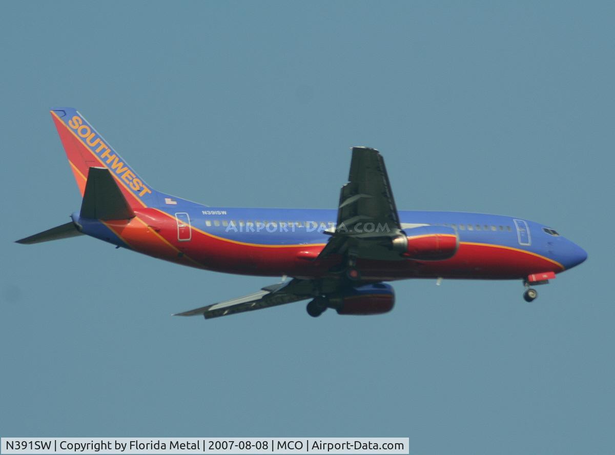 N391SW, 1994 Boeing 737-3H4 C/N 27378, Southwest