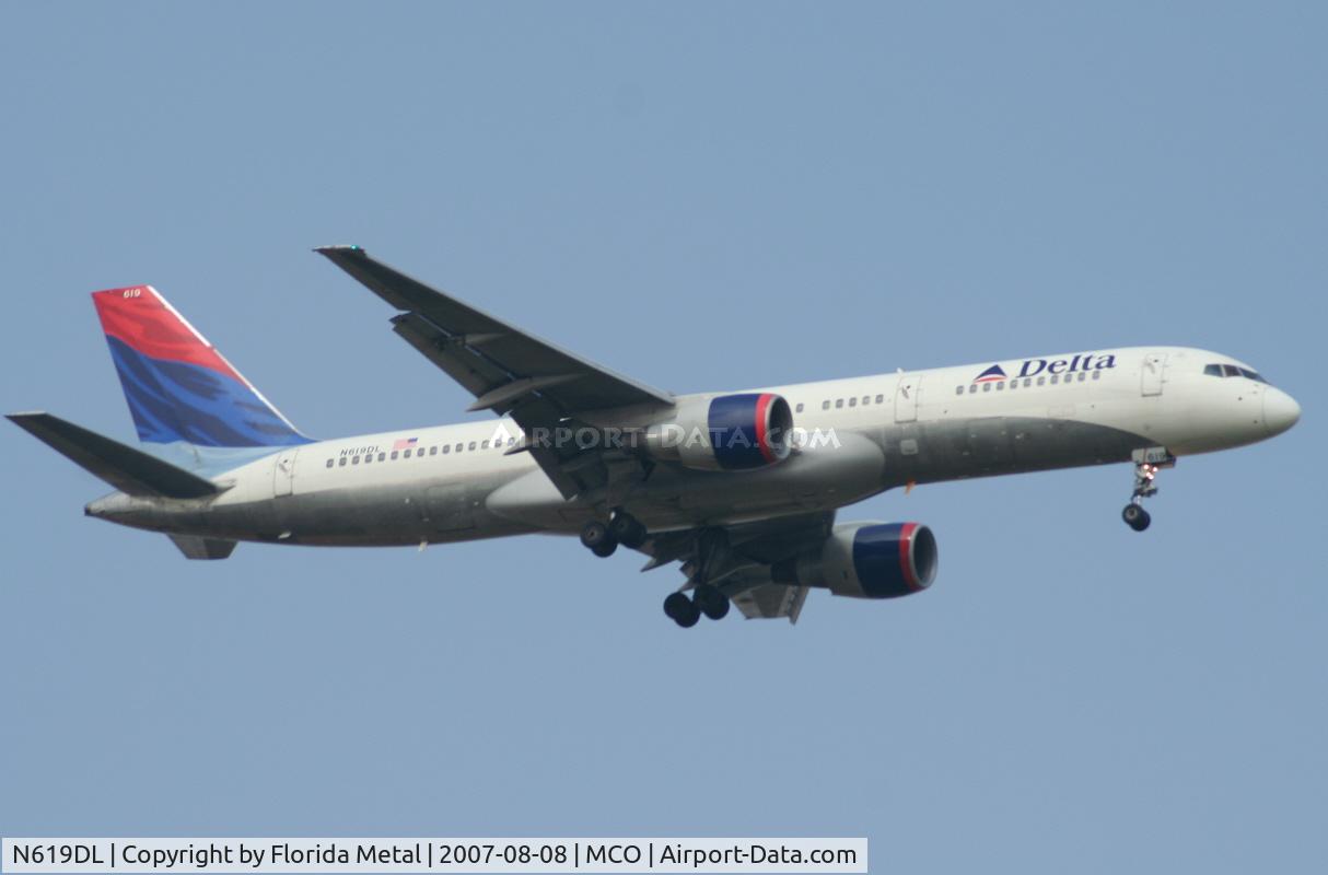 N619DL, 1986 Boeing 757-232 C/N 22909, Delta