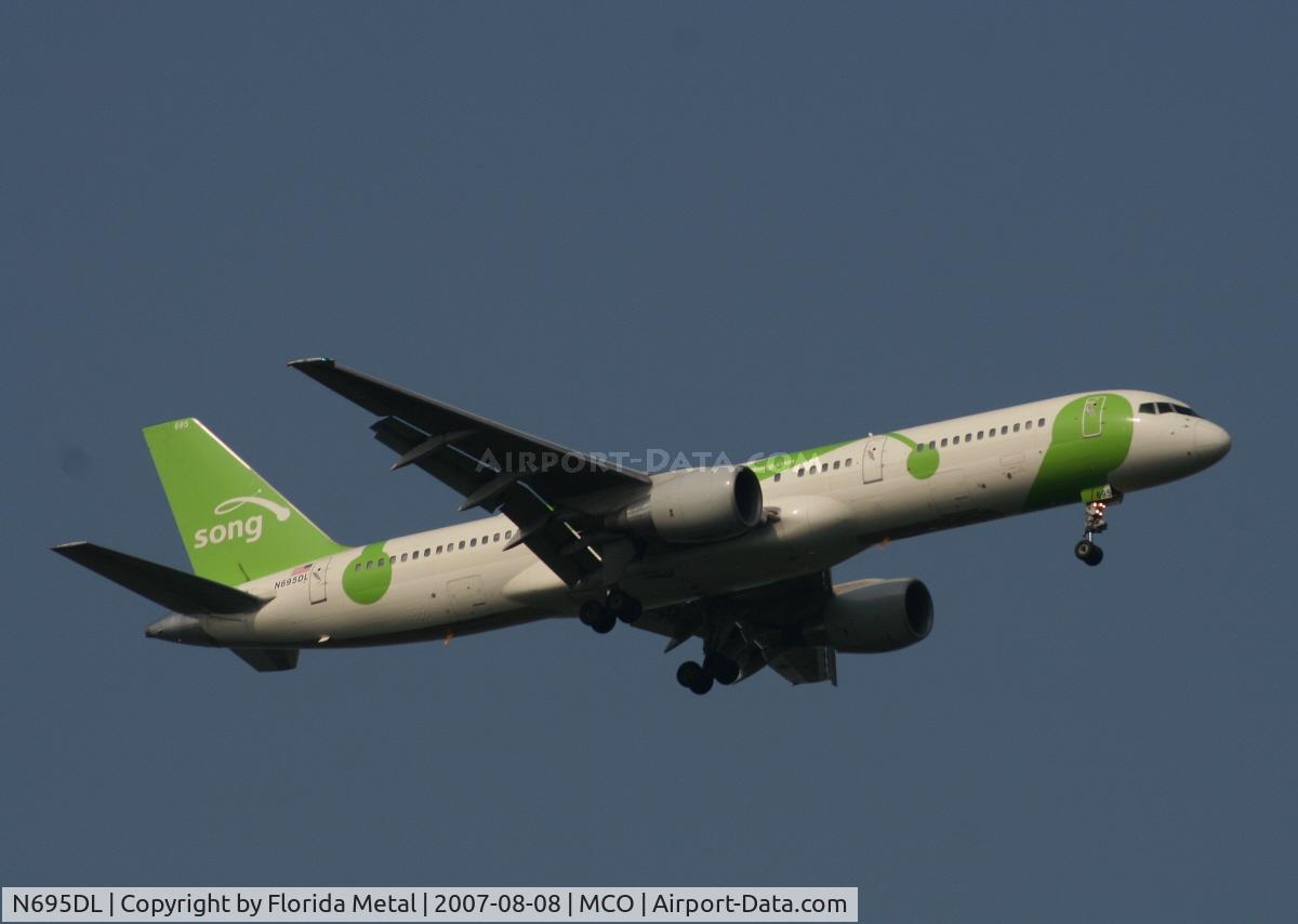 N695DL, 1998 Boeing 757-232 C/N 29727, Song