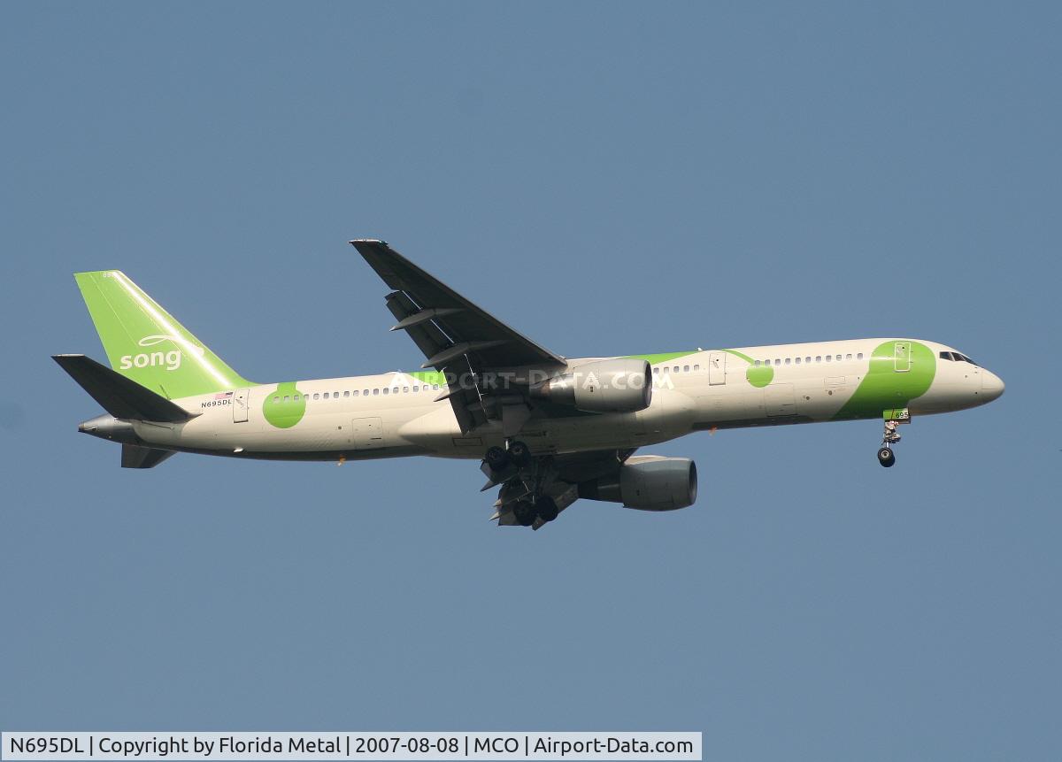 N695DL, 1998 Boeing 757-232 C/N 29727, Song