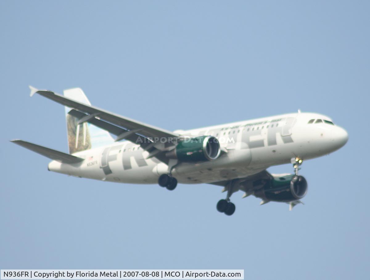 N936FR, 2005 Airbus A319-111 C/N 2392, Earl