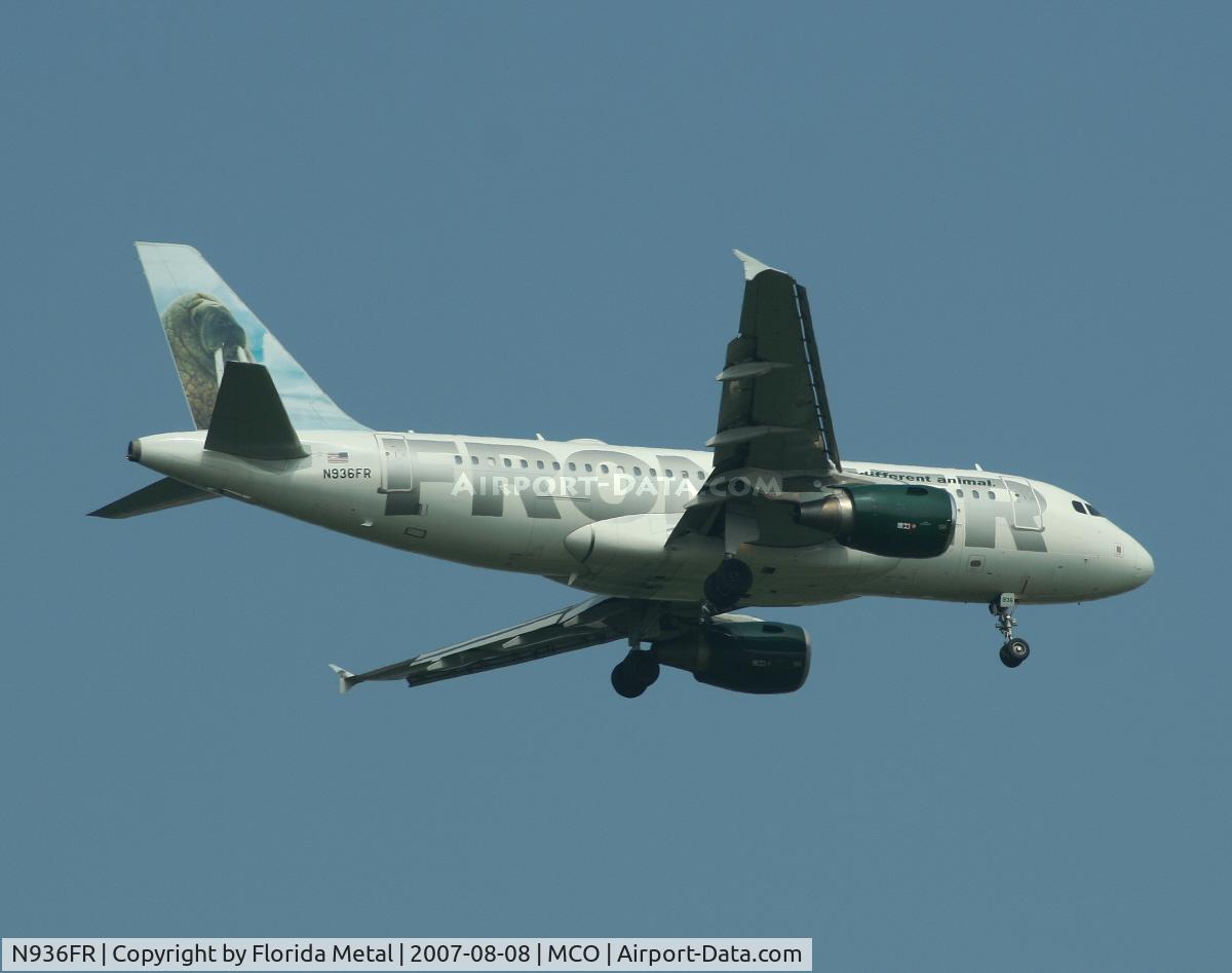 N936FR, 2005 Airbus A319-111 C/N 2392, Earl
