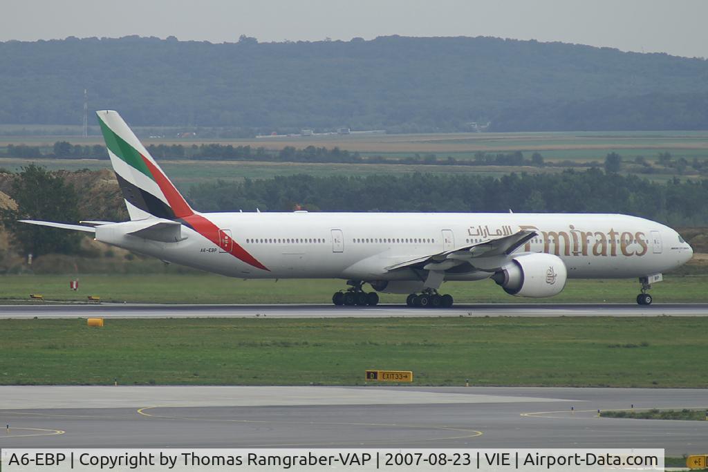 A6-EBP, 2006 Boeing 777-31H/ER C/N 32710, Emirates Boeing 777-300