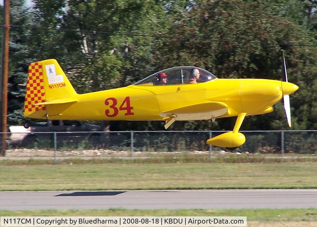 N117CM, 2001 Vans RV-4 C/N 3000, Landing