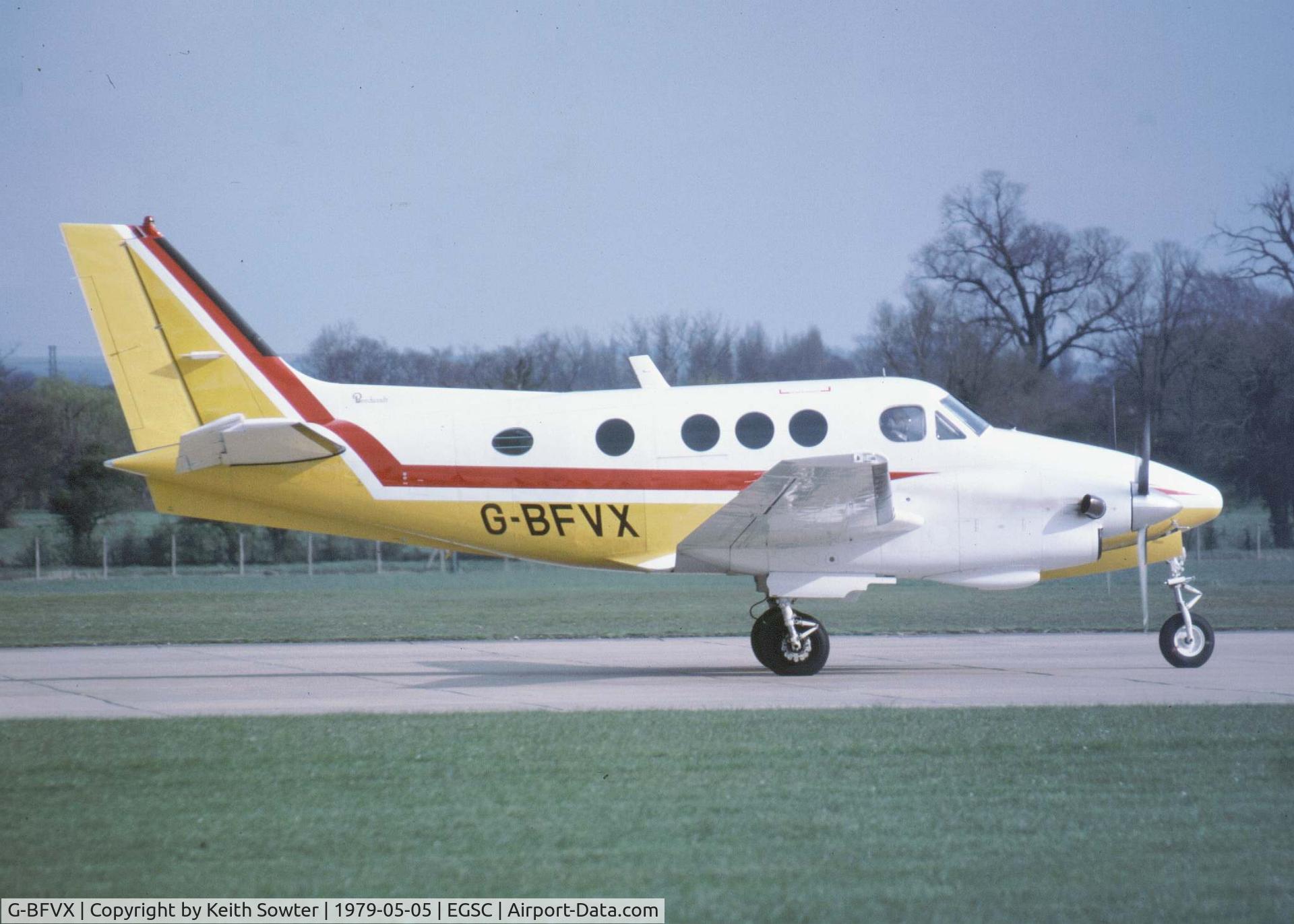 G-BFVX, 1978 Beech C90 King Air C/N LJ-803, Visiting for the Races at nearby Newmarket