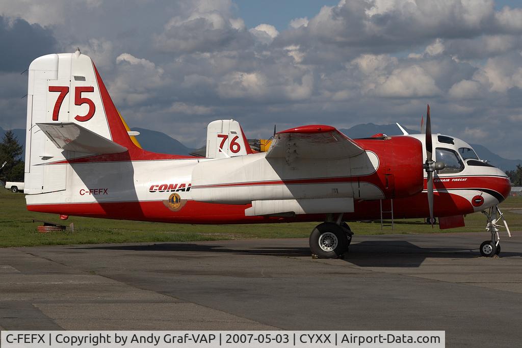 C-FEFX, 1958 Grumman (Conair) S-2 Firecat (G-89) C/N 031 (136618 MSN 527), Conair Conair Firecat