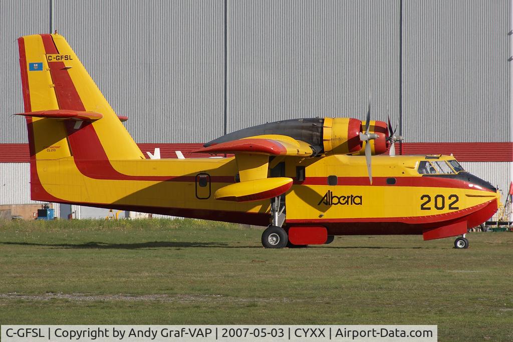 C-GFSL, 1986 Canadair CL-215-V (CL-215-1A10) C/N 1086, Alberta Goverment CL-215