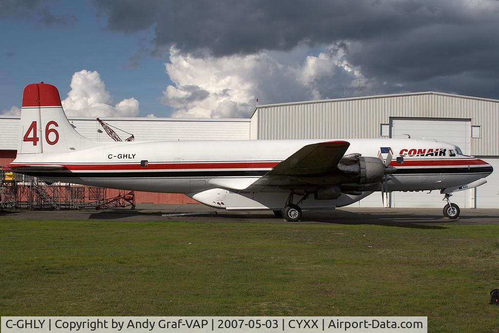 C-GHLY, 1958 Douglas DC-6B (C-118) C/N 45501, Conair DC6