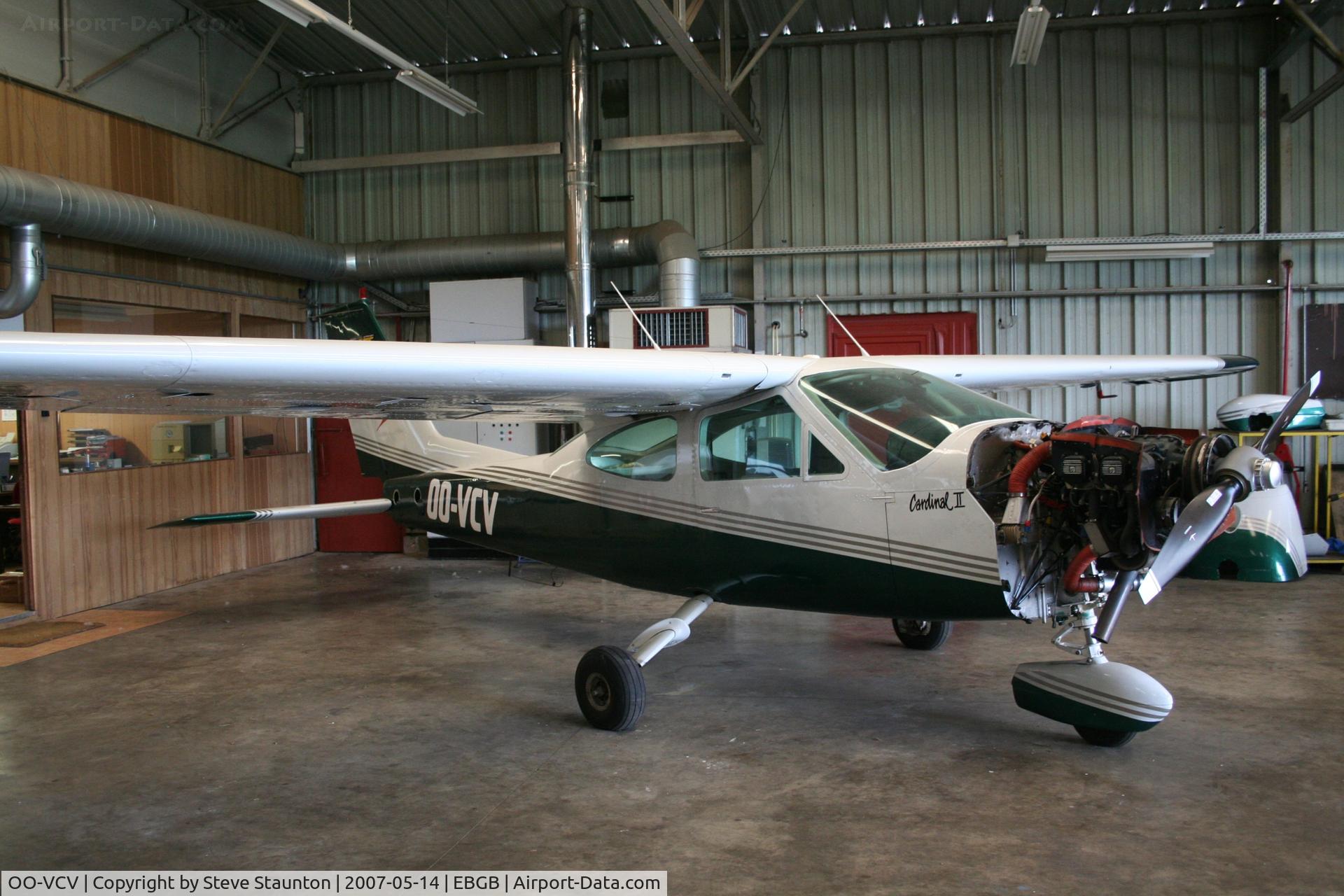 OO-VCV, 1976 Cessna 177B II Cardinal C/N 17702576, Taken on a Aeroprint tour @ Grimbergen