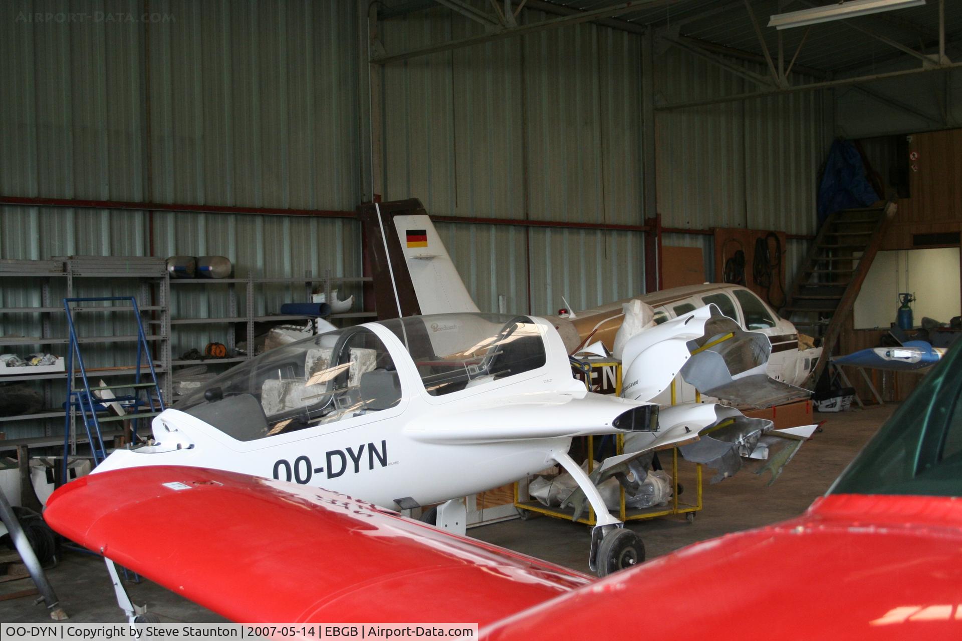 OO-DYN, 1985 Gyroflug SC-01B-160 Speed Canard C/N S-24, Taken on a Aeroprint tour @ Grimbergen