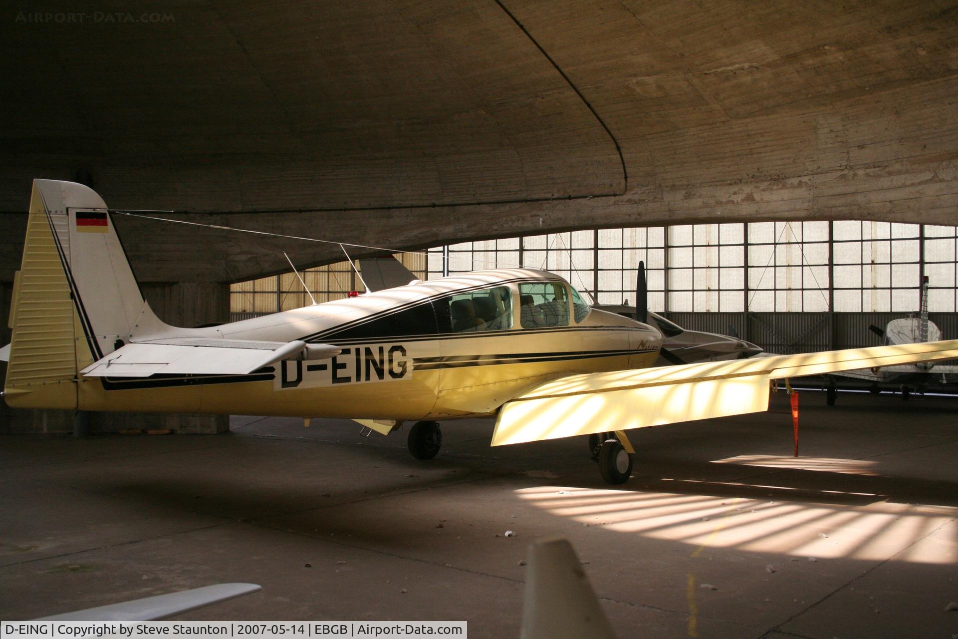 D-EING, 1970 Navion Rangemaster H C/N NAV-4-2547, Taken on a Aeroprint tour @ Grimbergen