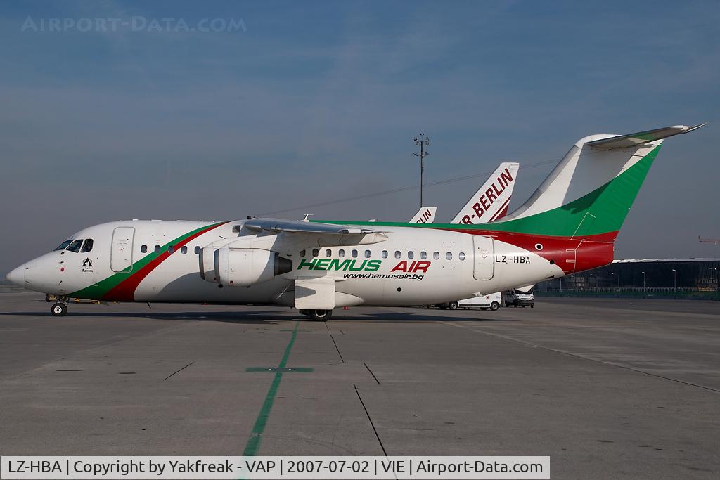 LZ-HBA, 1987 British Aerospace BAe.146-200A C/N E2072, Hemus Air Bae 146