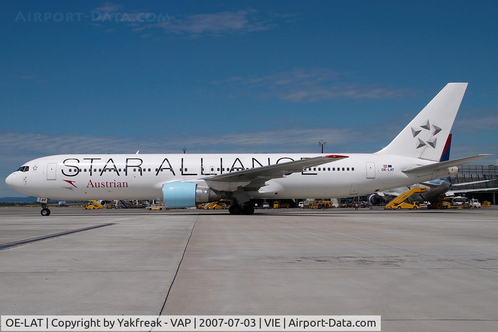OE-LAT, 1991 Boeing 767-31A C/N 25273, Austrian Airlines Boeing 767-300
