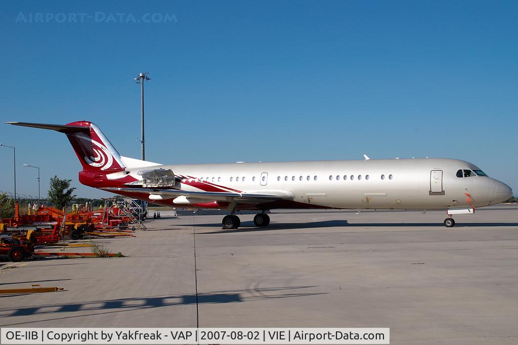 OE-IIB, 1992 Fokker 100 (F-28-0100) C/N 11403, International Jet Management Fokker 100
