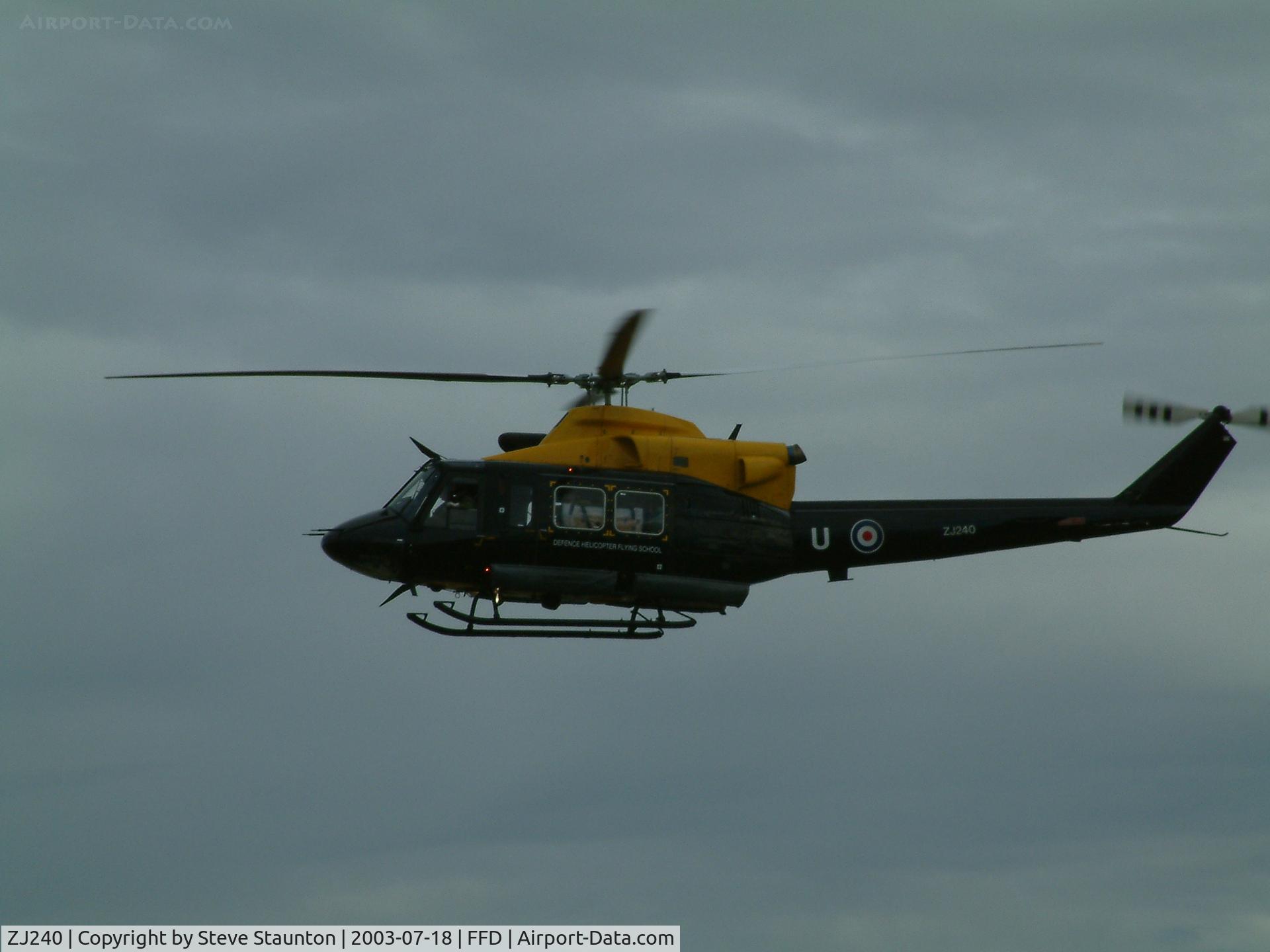 ZJ240, 1997 Bell 412EP Griffin HT1 C/N 36163, Royal International Air Tattoo 2003