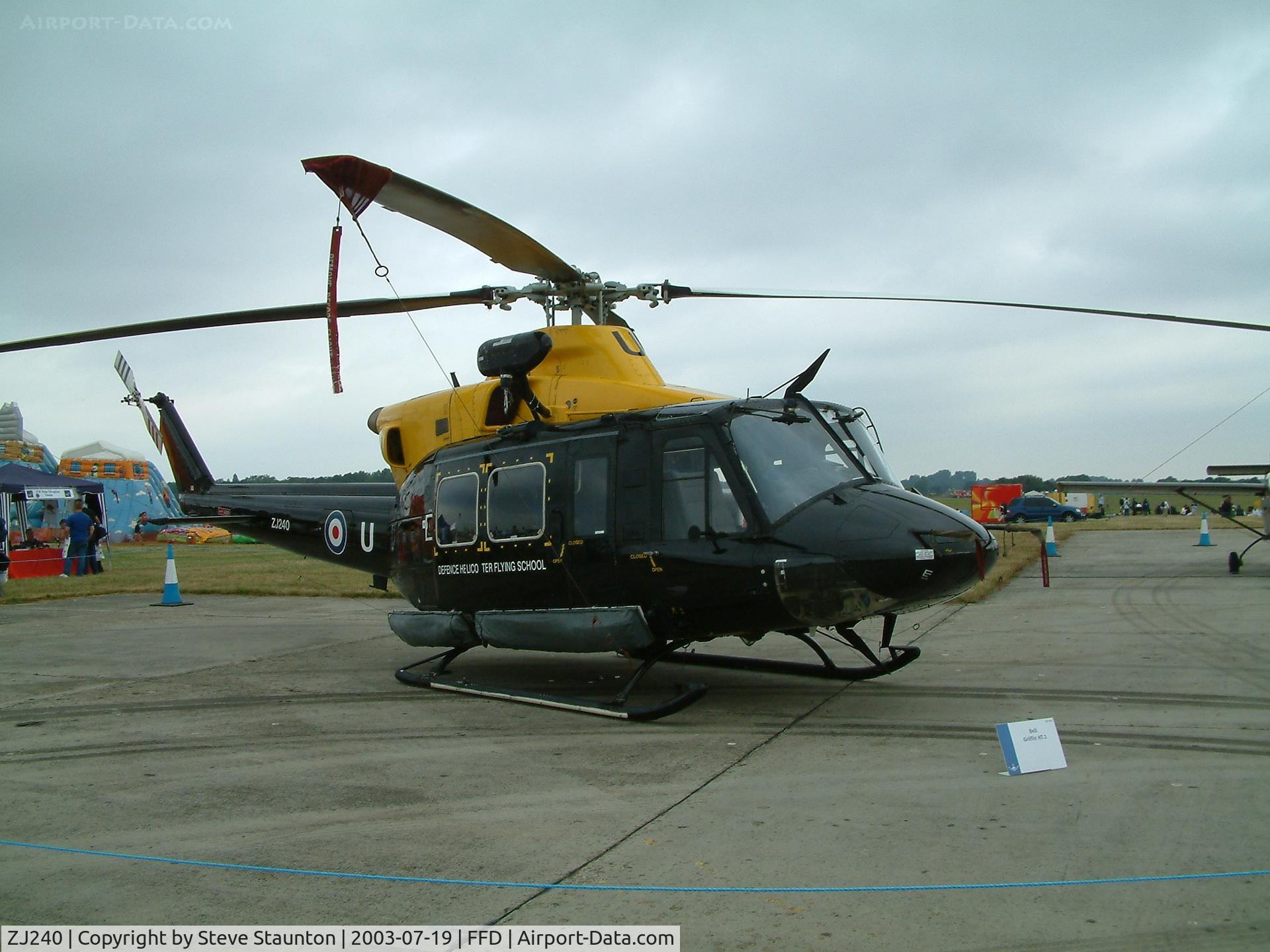 ZJ240, 1997 Bell 412EP Griffin HT1 C/N 36163, Royal International Air Tattoo 2003