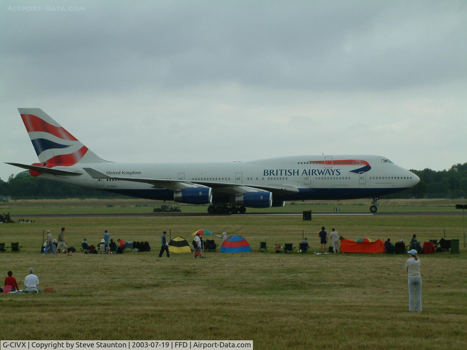 G-CIVX, 1998 Boeing 747-436 C/N 28852, Royal International Air Tattoo 2003