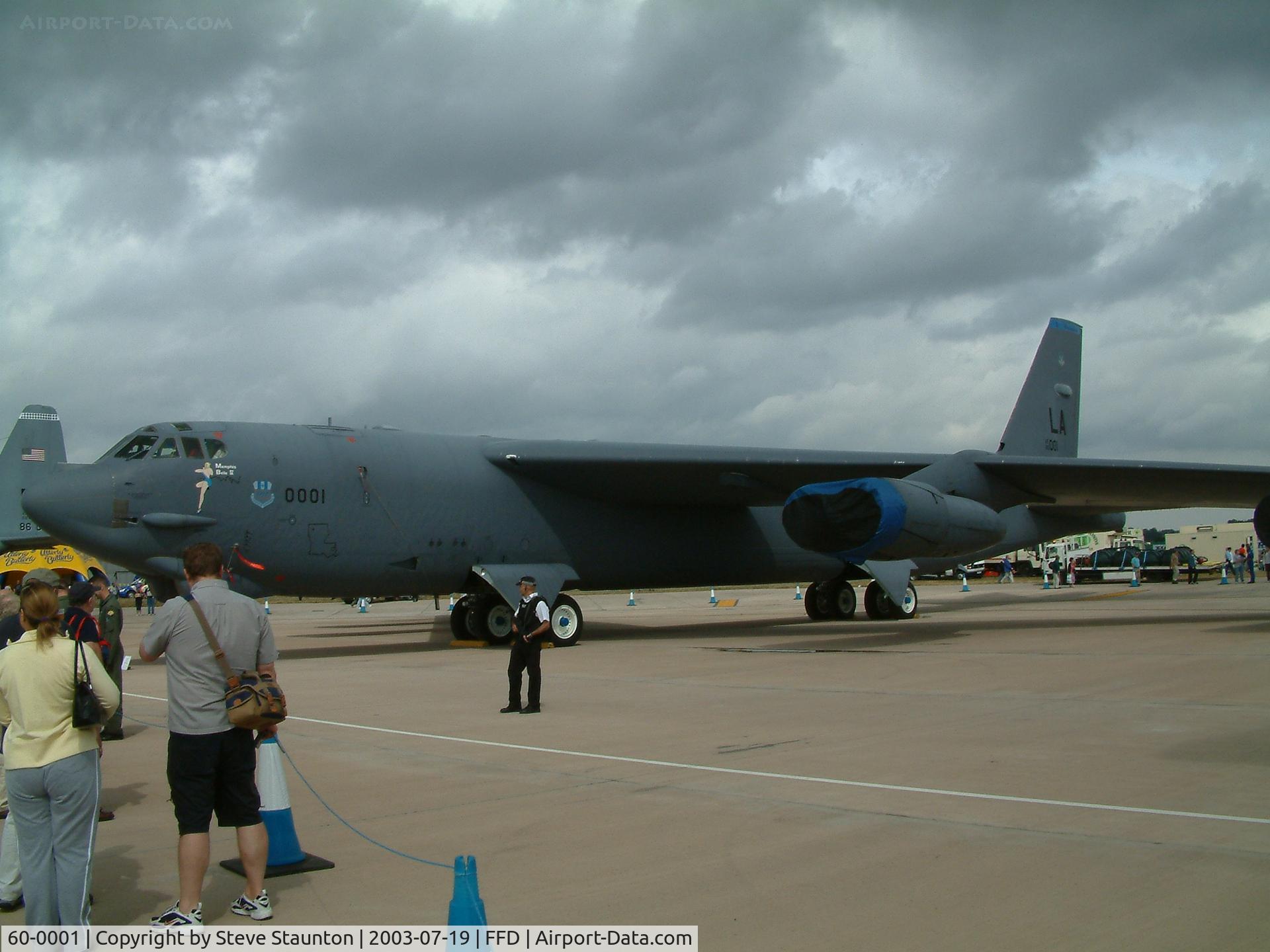 60-0001, 1960 Boeing B-52H Stratofortress C/N 464366, Royal International Air Tattoo 2003