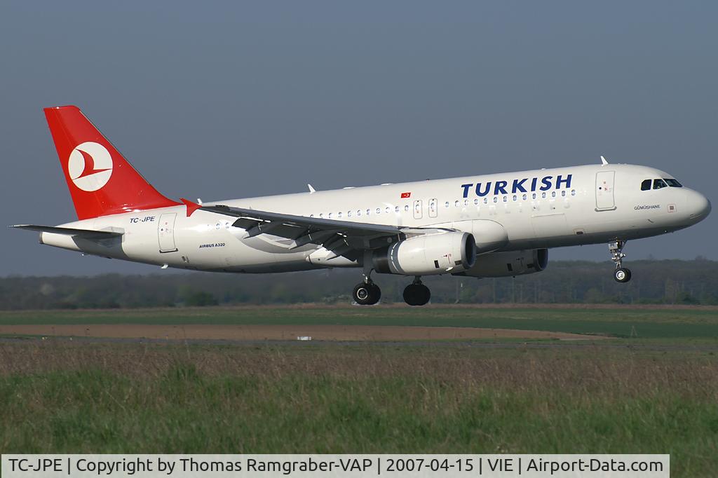 TC-JPE, 2006 Airbus A320-232 C/N 2941, Turkish Airlines Airbus A320