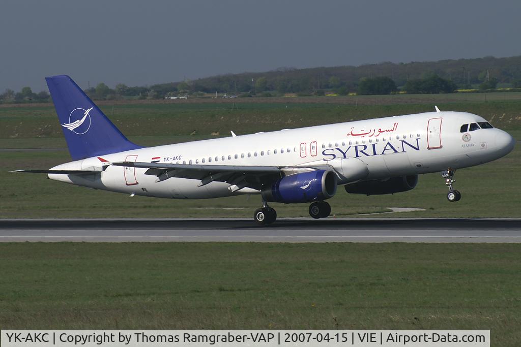 YK-AKC, 1999 Airbus A320-232 C/N 1032, Syrianair - Syrian Arab Airlines Airbus A320