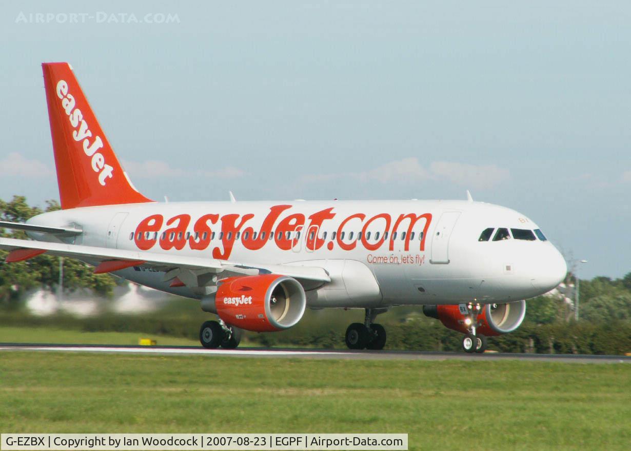 G-EZBX, 2007 Airbus A319-111 C/N 3137, Airbus A319 111/Easyjet/Glasgow