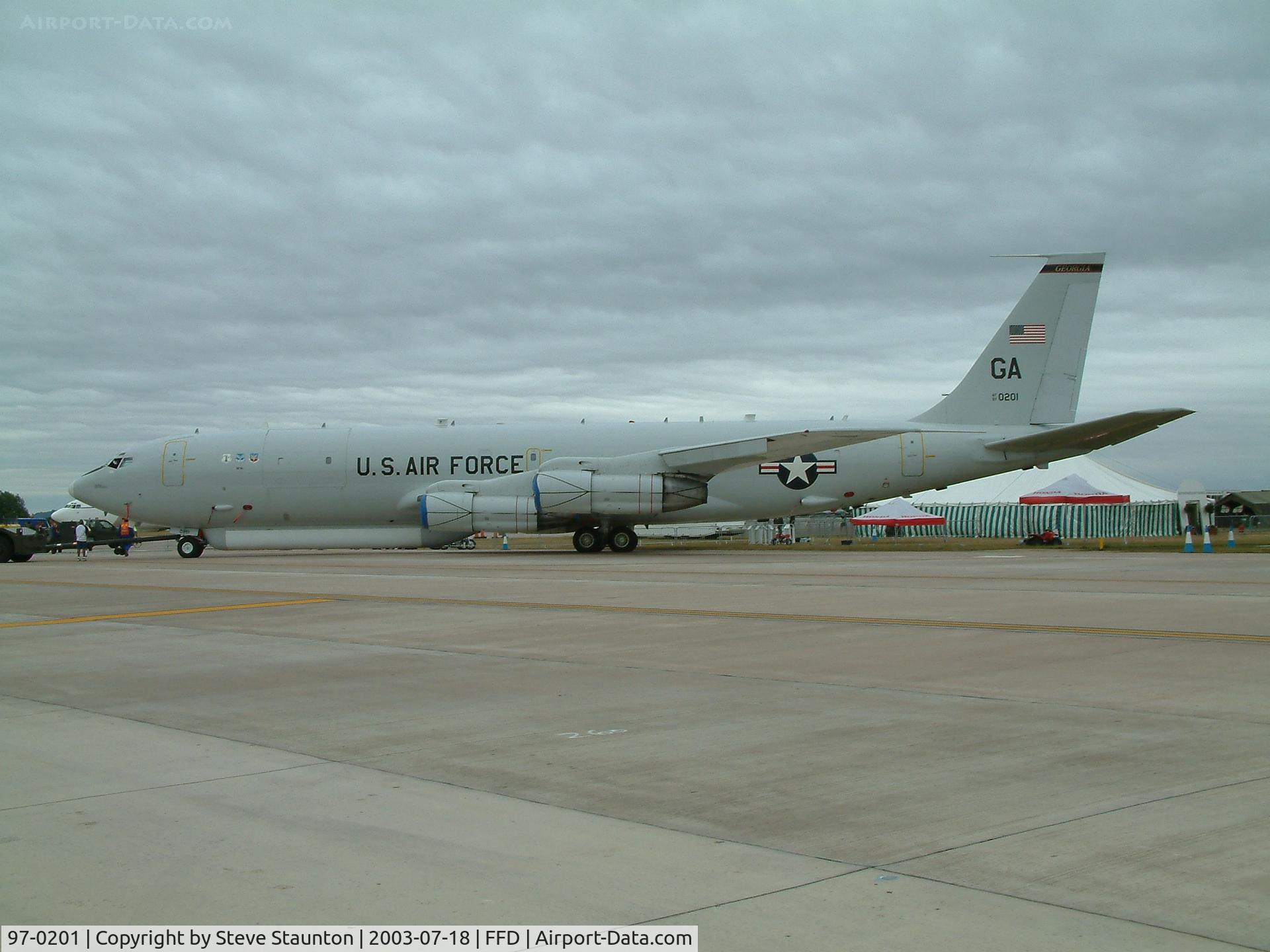 97-0201, Northrop Grumman E-8C J-STARS C/N P-13, Royal International Air Tattoo 2003