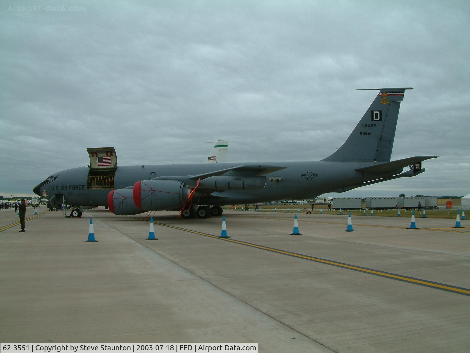 62-3551, 1962 Boeing KC-135R Stratotanker C/N 18534, Royal International Air Tattoo 2003