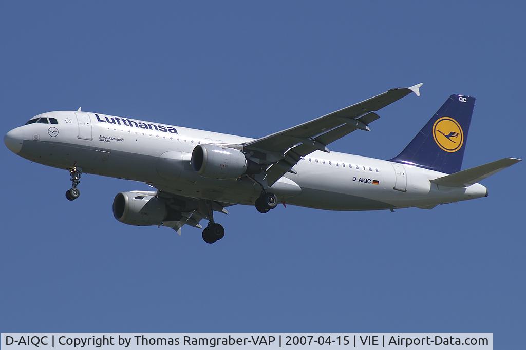 D-AIQC, 1991 Airbus A320-211 C/N 0201, Lufthansa Airbus A320