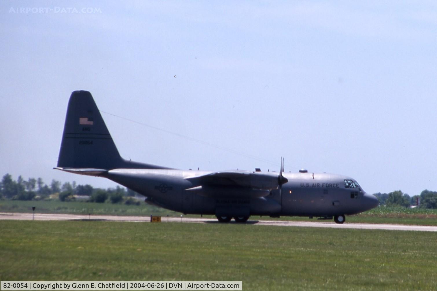 82-0054, 1982 Lockheed C-130H Hercules C/N 382-4968, C-130 at the Quad Cities Air Show