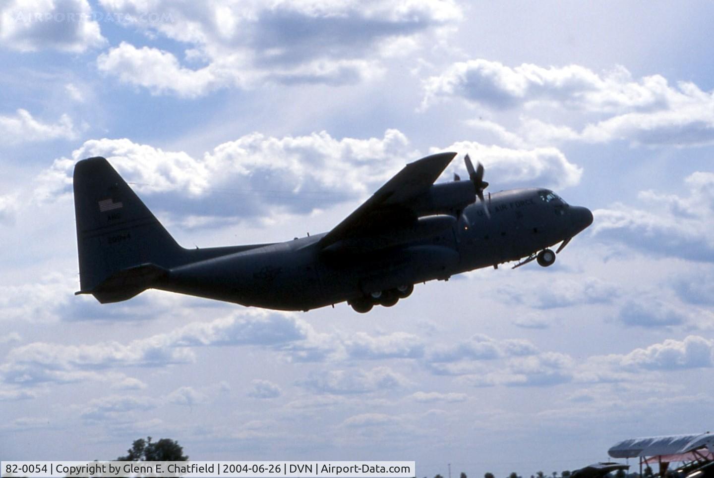 82-0054, 1982 Lockheed C-130H Hercules C/N 382-4968, C-130 at the Quad Cities Air Show