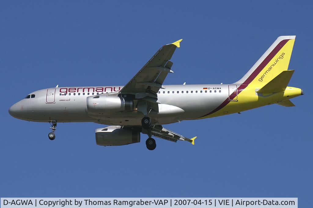 D-AGWA, 2006 Airbus A319-132 C/N 2813, Germanwings Airbus A319