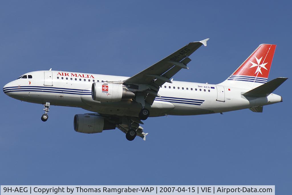 9H-AEG, 2003 Airbus A319-112 C/N 2113, Air Malta Airbus A319