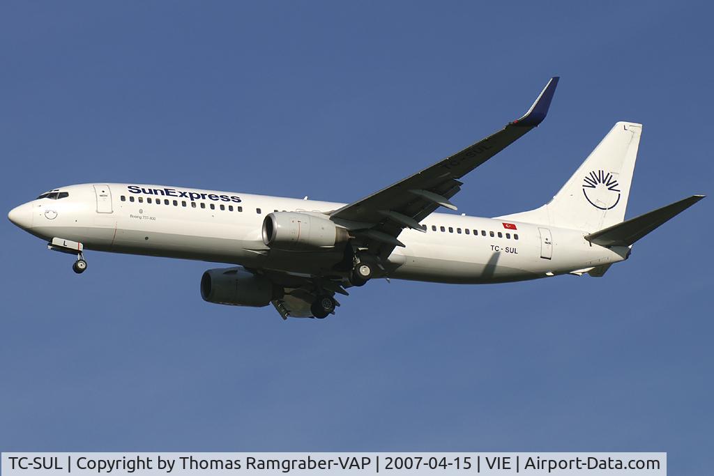 TC-SUL, 1998 Boeing 737-85F C/N 28822, Sun Express Boeing 737-800