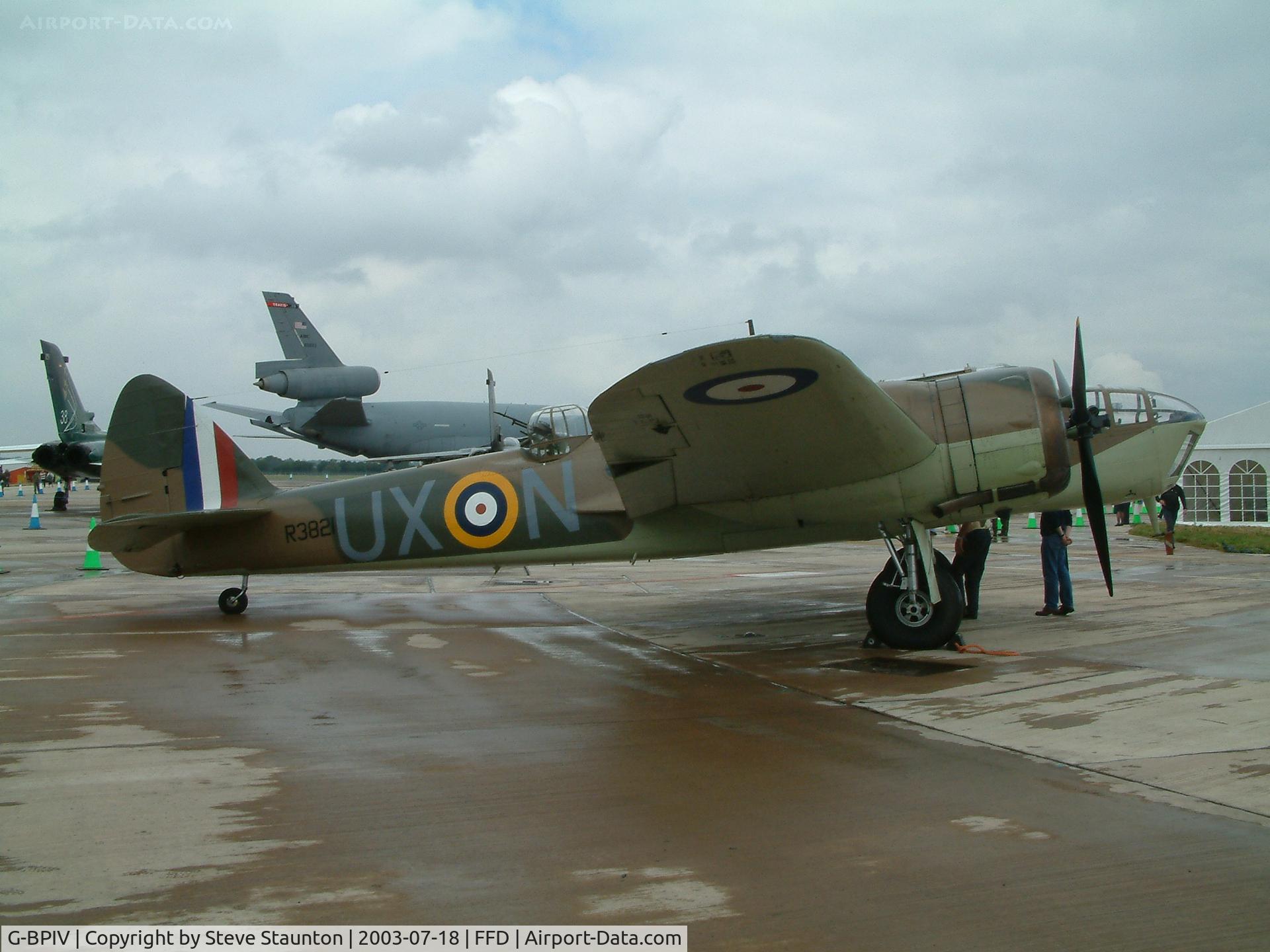G-BPIV, 1943 Bristol 149 Bolingbroke Mk.IVT C/N 10201, Royal International Air Tattoo 2003