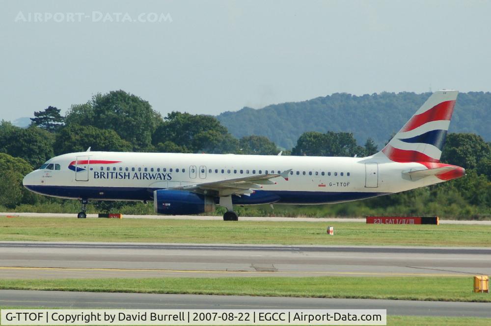 G-TTOF, 2002 Airbus A320-232 C/N 1918, British Airways - Landed
