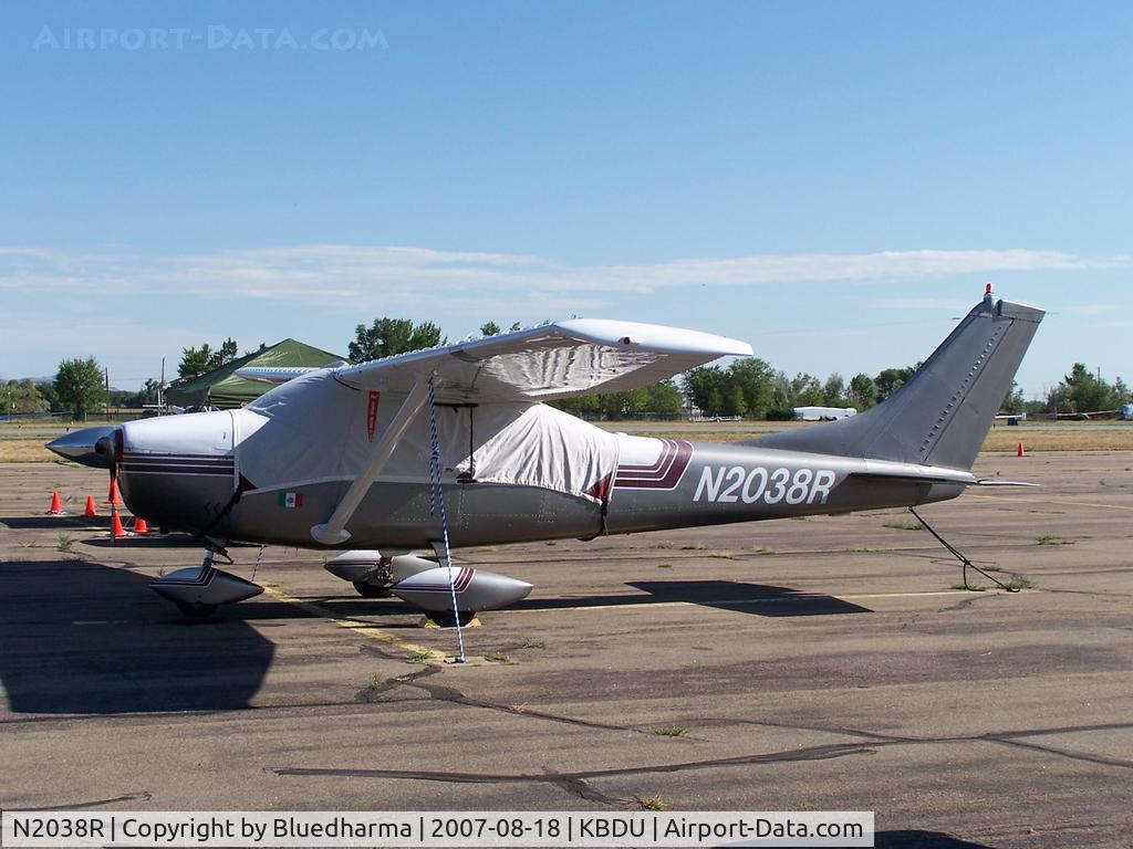 N2038R, 1964 Cessna 182G Skylane C/N 18255238, Parked for display