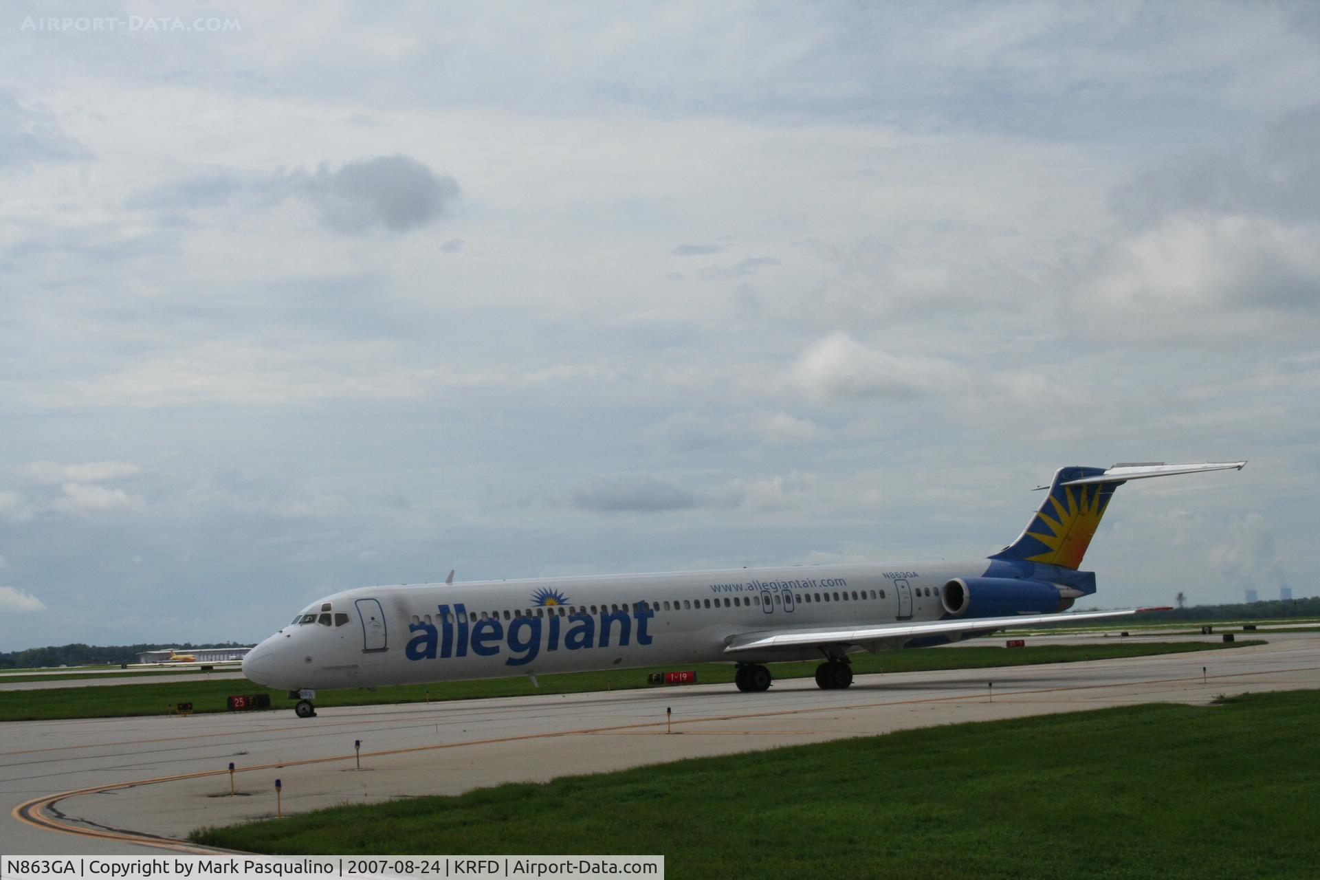 N863GA, 1989 McDonnell Douglas MD-83 (DC-9-83) C/N 49911, MD-83