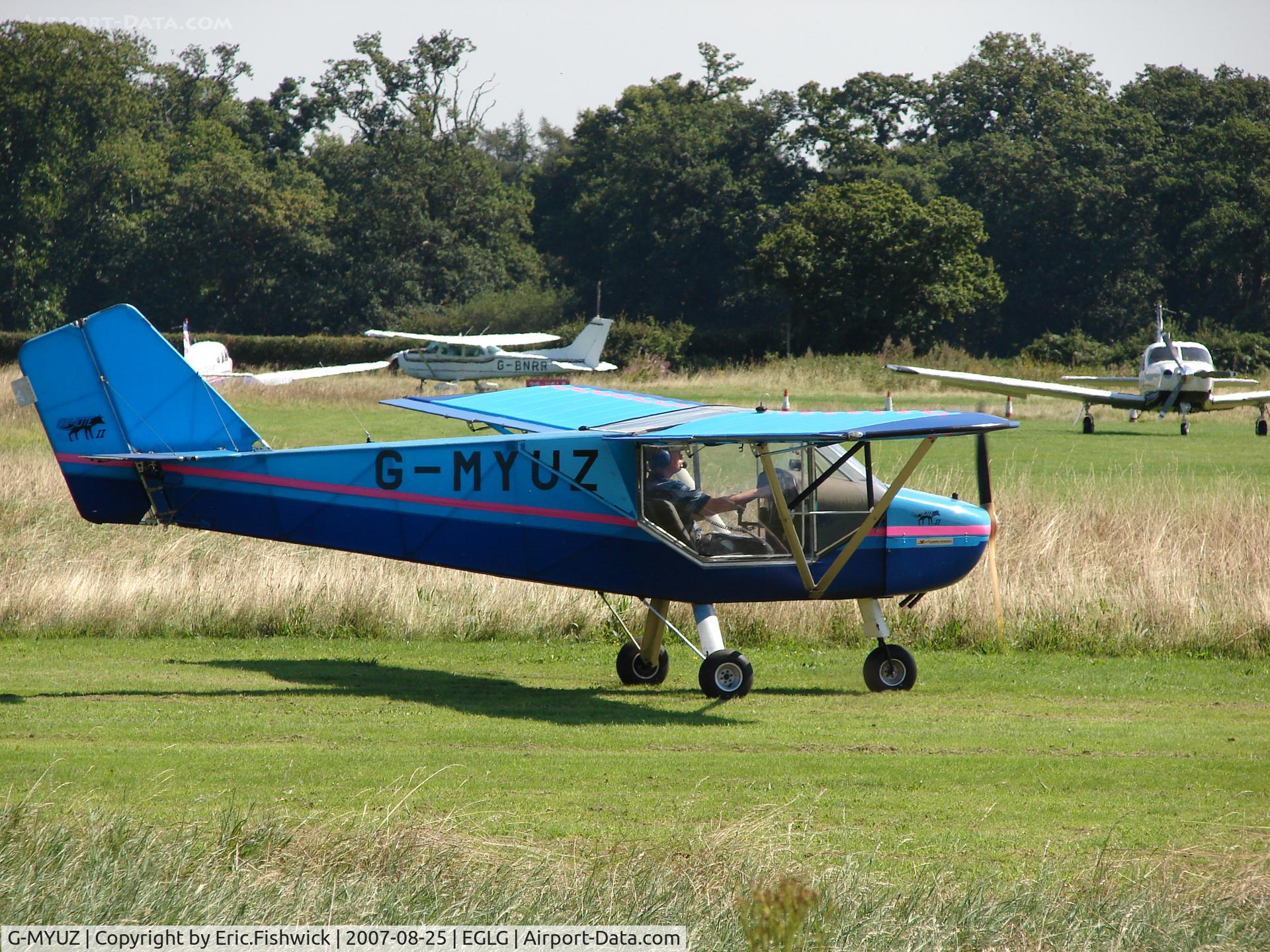 G-MYUZ, 1994 Rans S-6ESD Coyote II C/N PFA 204-12741, 2. G-MYUZ visits Panshanger