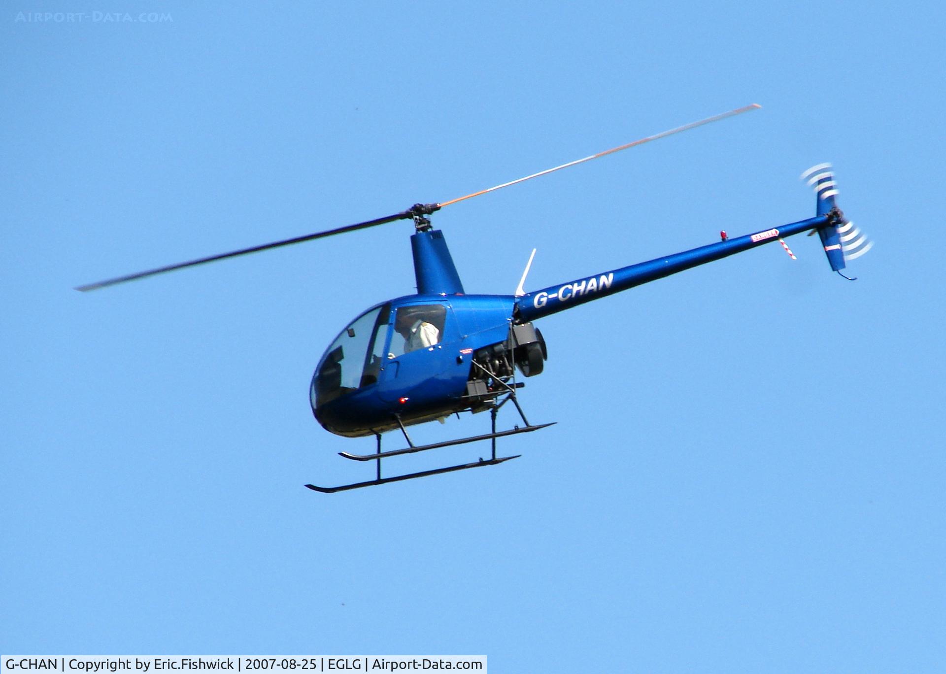 G-CHAN, 2005 Robinson R22 Beta C/N 3794, 4. G-CHAN at Panshanger