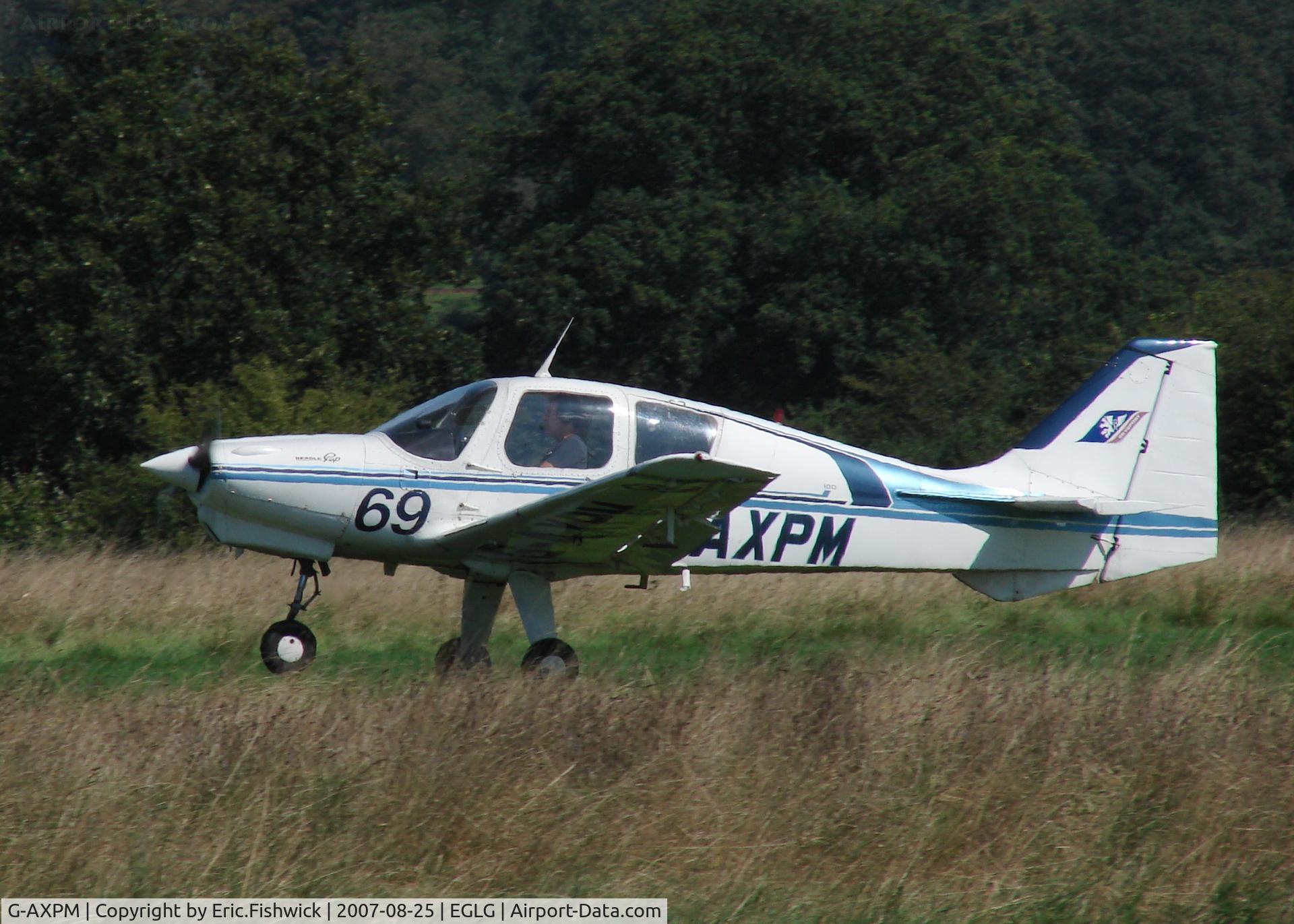G-AXPM, 1969 Beagle B-121 Pup Series 1 (Pup 100) C/N B121-122, 1. G-AXPM at Panshanger