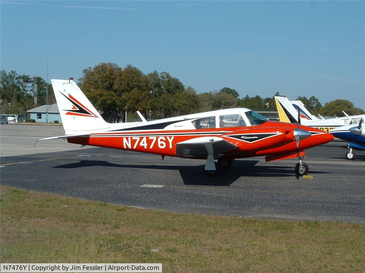N7476Y, 1964 Piper PA-30-160 Twin Comanche Twin Comanche C/N 30-541, Live Oak, FL