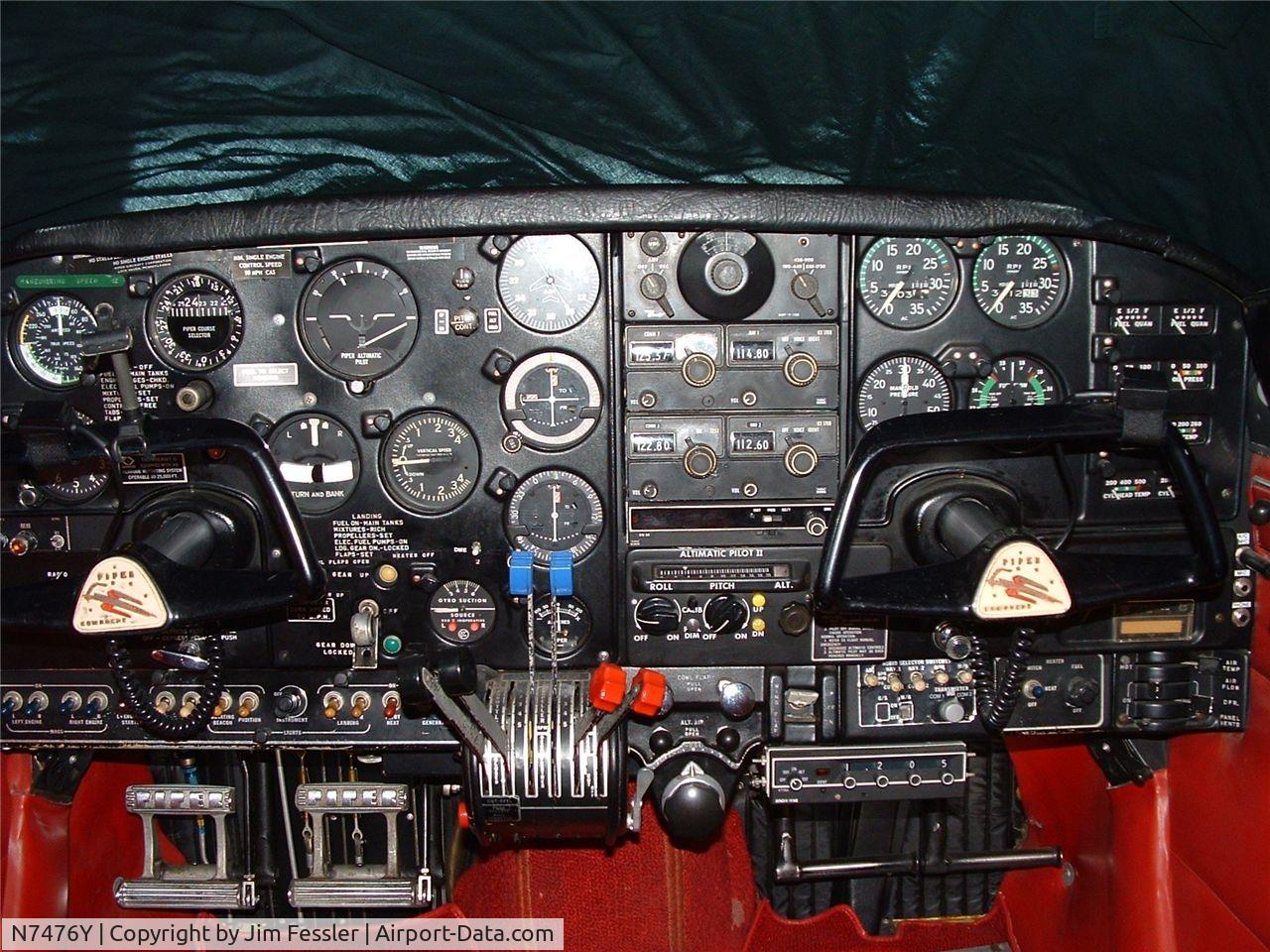 N7476Y, 1964 Piper PA-30-160 Twin Comanche Twin Comanche C/N 30-541, Live Oak, FL