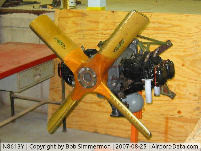 N8613Y, Rose Parrakeet A-1 Replica C/N 001, Continental A65 designated for the Parakeet
