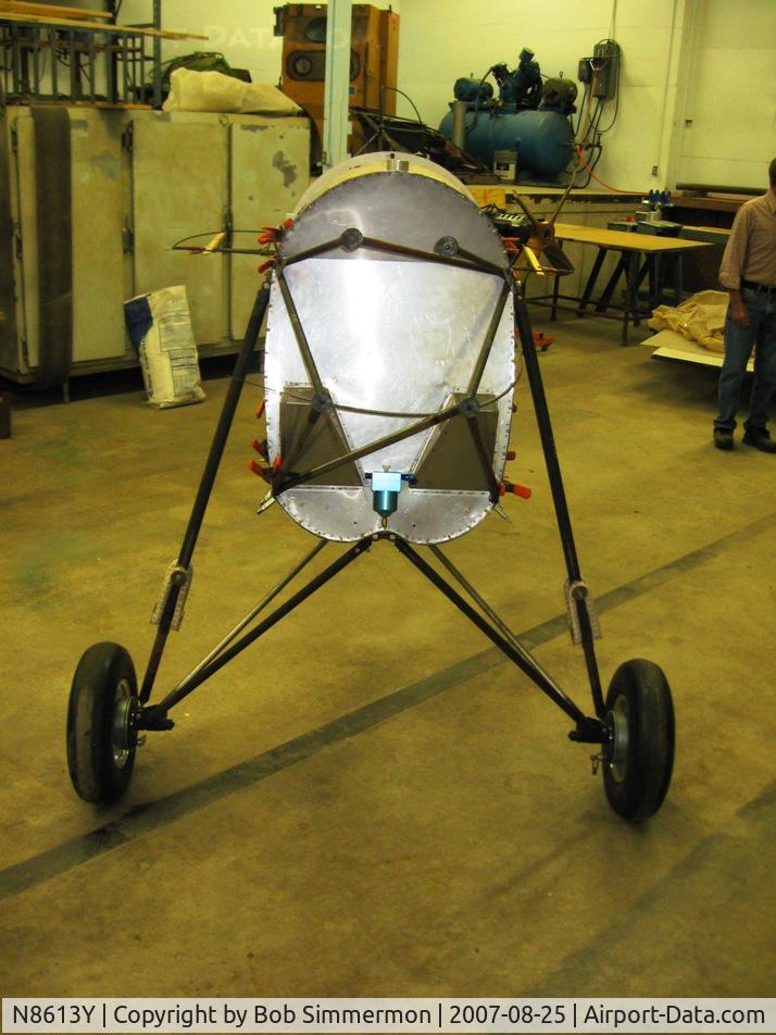 N8613Y, Rose Parrakeet A-1 Replica C/N 001, Firewall, gear and engine mount