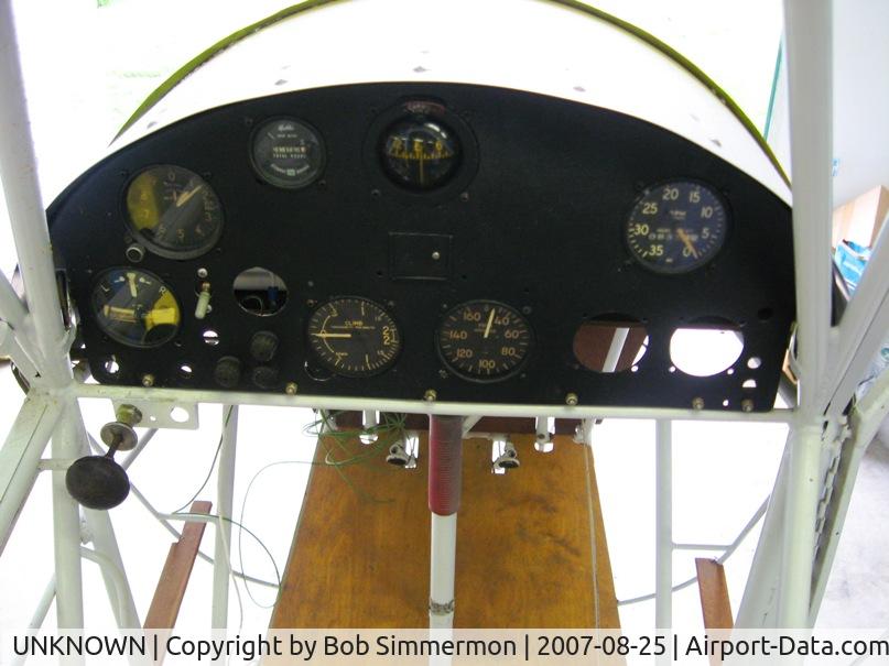 UNKNOWN, , Panel in the latest arrival - 1940 Porterfield CP65 Collegiate (originally built as a CP55).